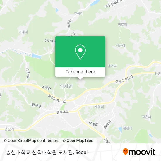 총신대학교 신학대학원 도서관 map