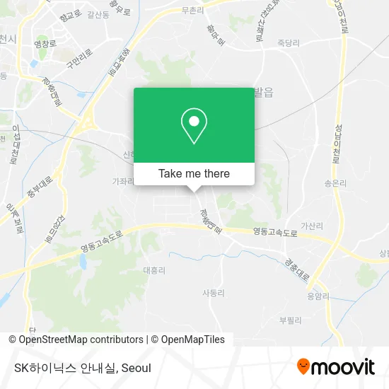 SK하이닉스 안내실 map