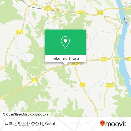 여주 산림조합 중앙회 map