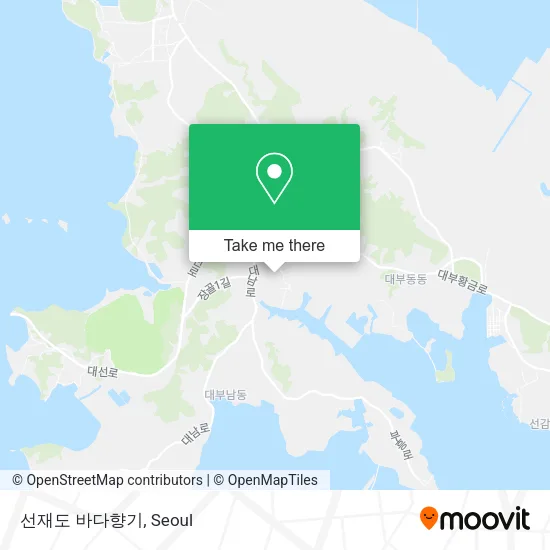선재도 바다향기 map