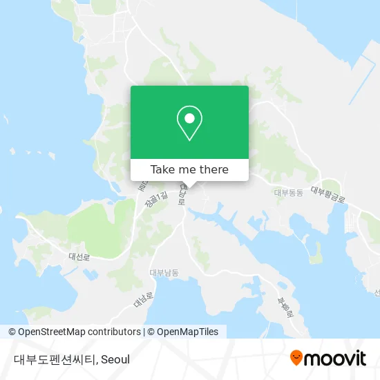 대부도펜션씨티 map