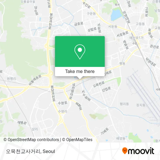 오목천교사거리 map