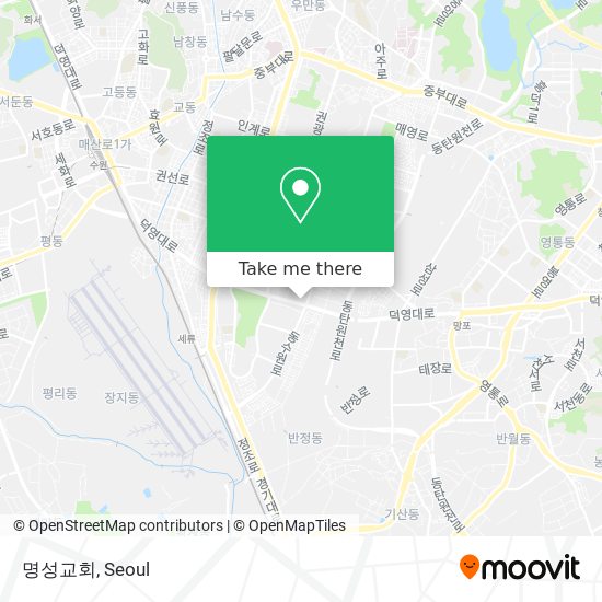 명성교회 map