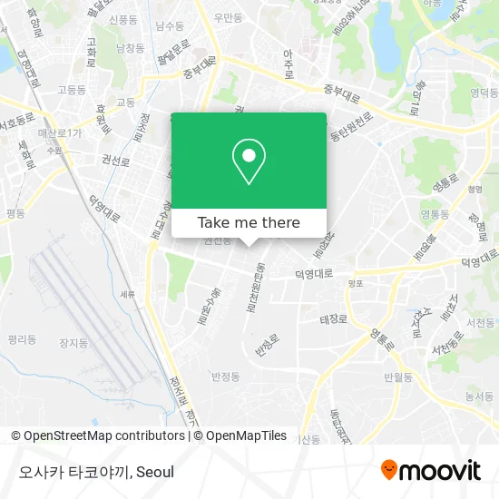 오사카 타코야끼 map