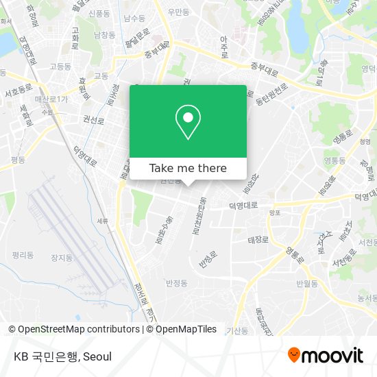 KB 국민은행 map
