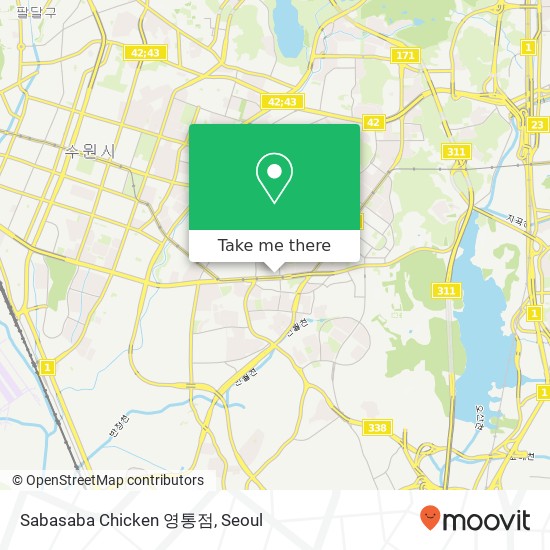 Sabasaba Chicken 영통점 map