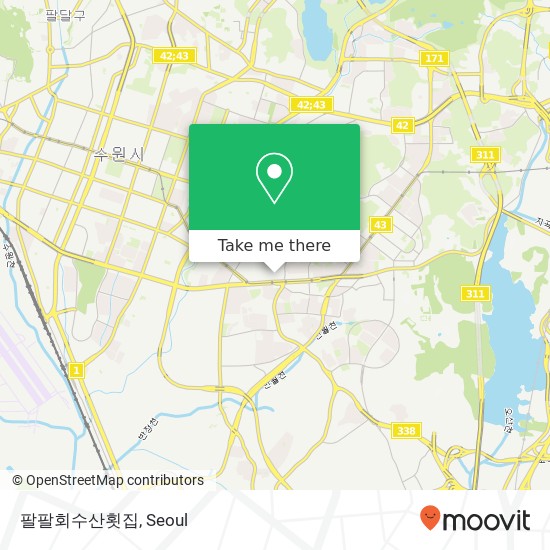 팔팔회수산횟집 map