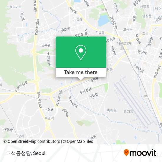 고색동성당 map