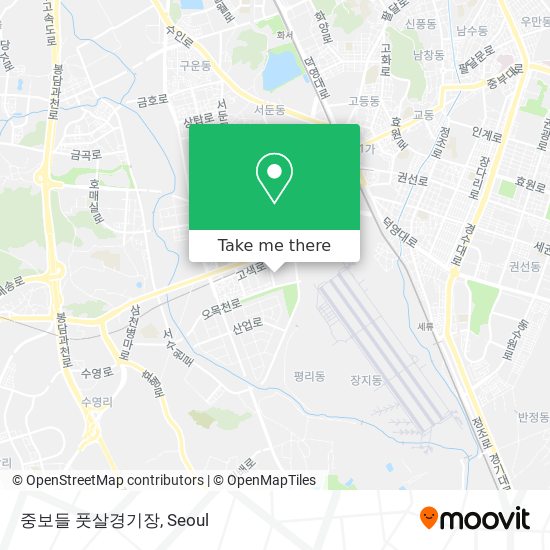 중보들 풋살경기장 map