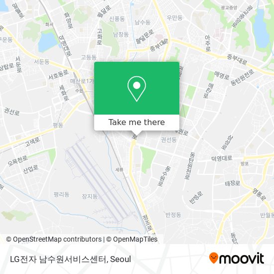 LG전자 남수원서비스센터 map