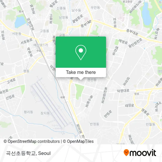 곡선초등학교 map