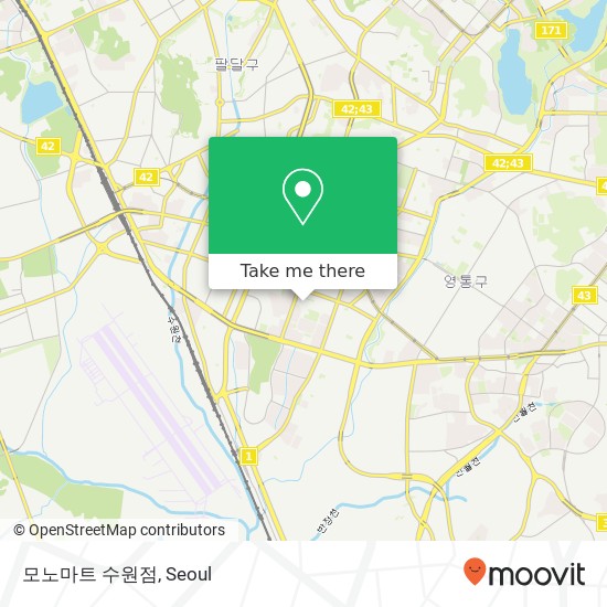 모노마트 수원점 map