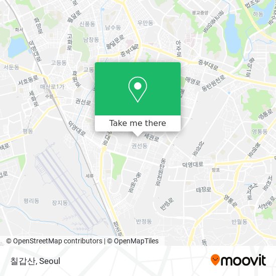 칠갑산 map