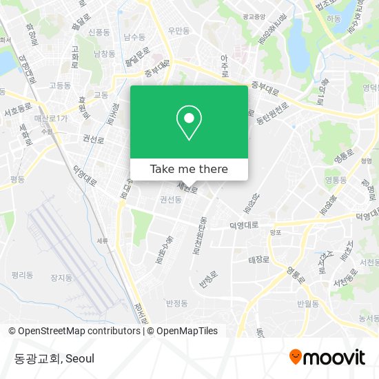 동광교회 map