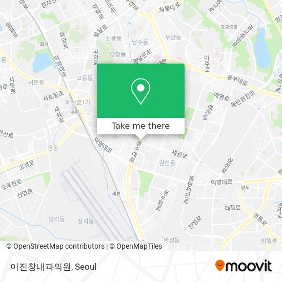 이진창내과의원 map