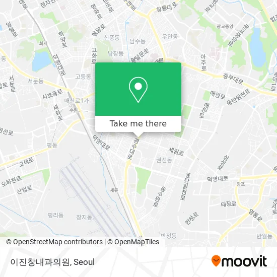 이진창내과의원 map