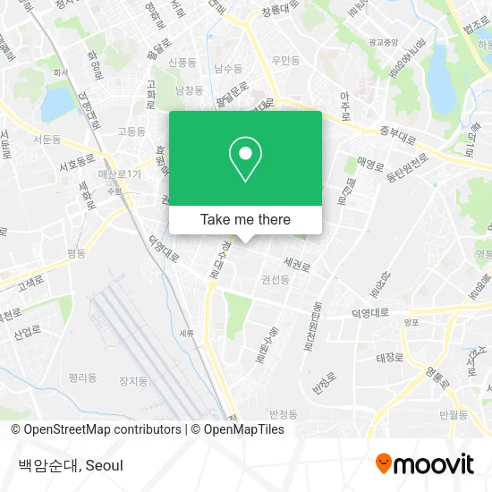 백암순대 map