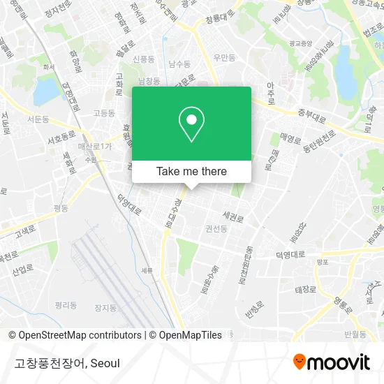 고창풍천장어 map