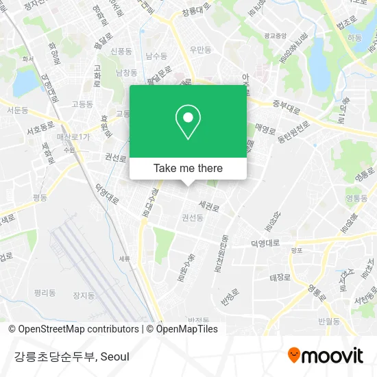 강릉초당순두부 map