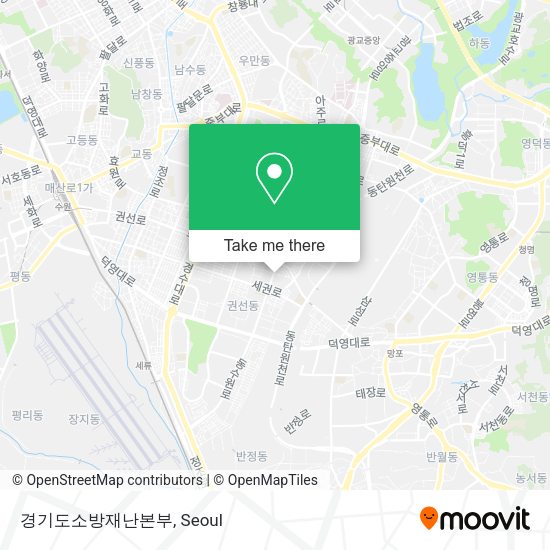 경기도소방재난본부 map