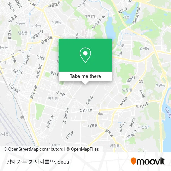 양재가는 회사셔틀안 map