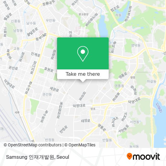Samsung 인재개발원 map