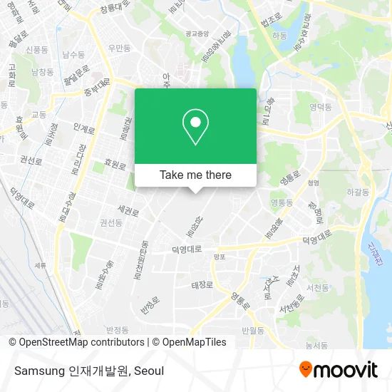 Samsung 인재개발원 map