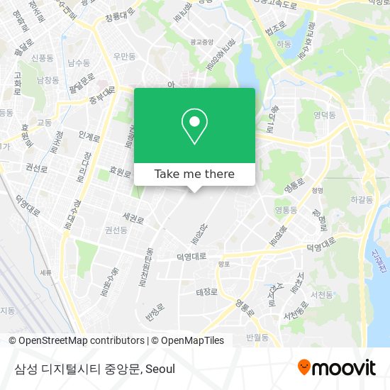 삼성 디지털시티 중앙문 map