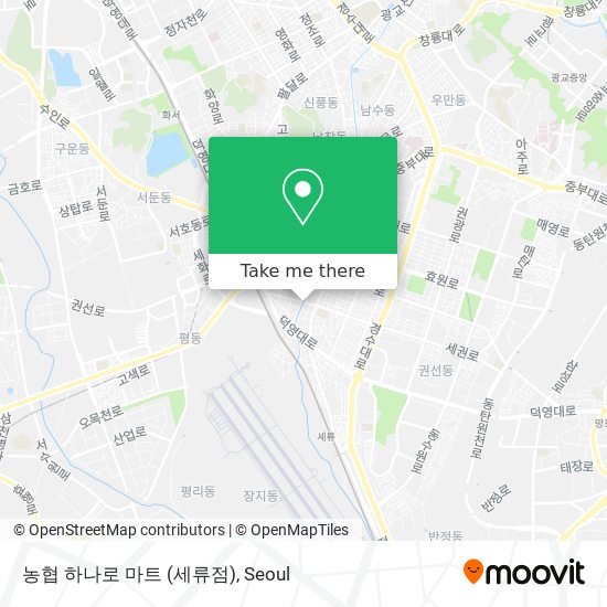 농협 하나로 마트 (세류점) map