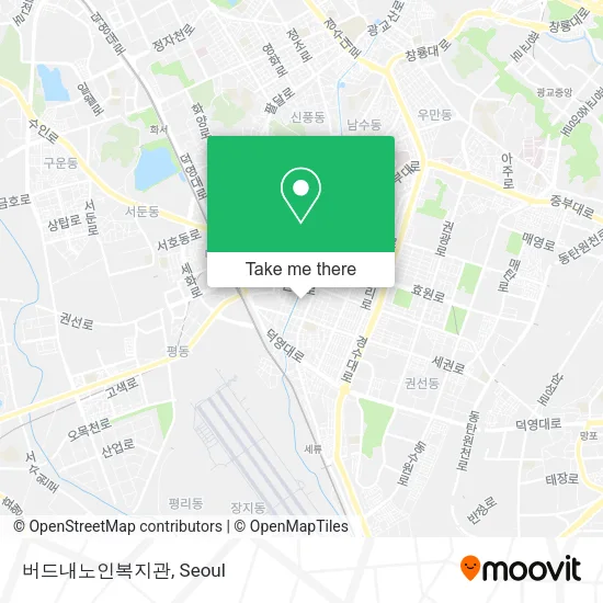 버드내노인복지관 map