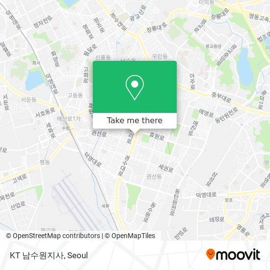 KT 남수원지사 map