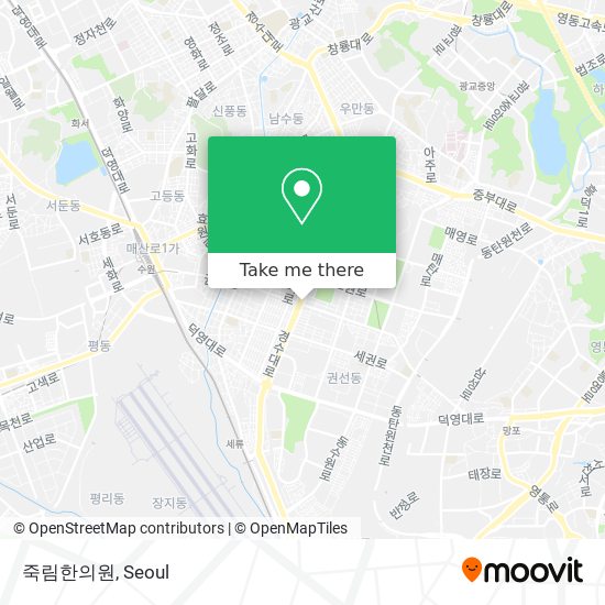 죽림한의원 map