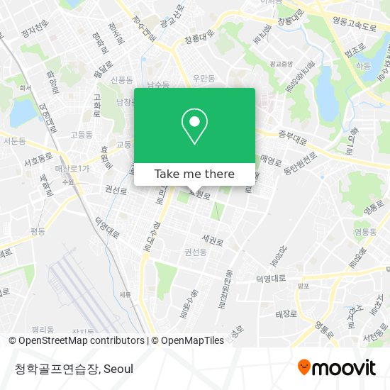 청학골프연습장 map