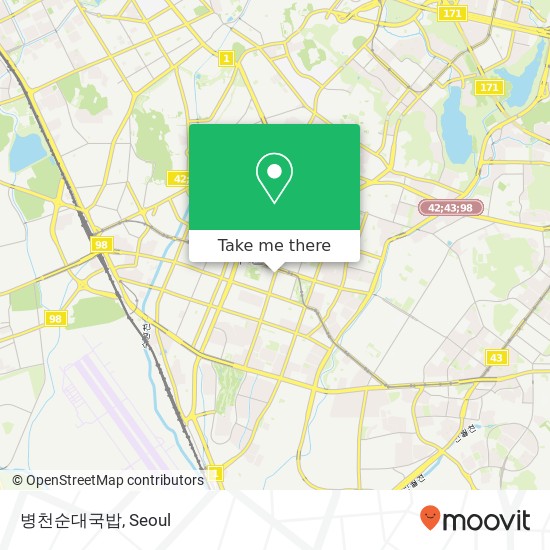 병천순대국밥 map