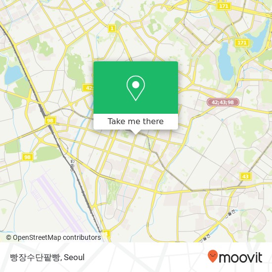 빵장수단팥빵 map