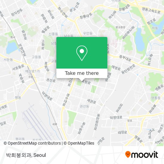박희붕외과 map