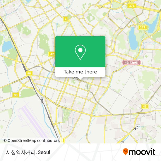 시청역사거리 map