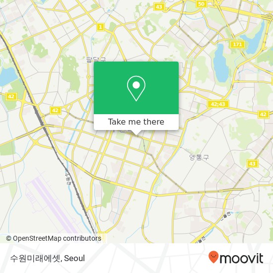 수원미래에셋 map