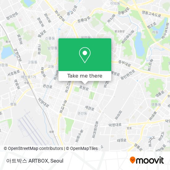 아트박스 ARTBOX map