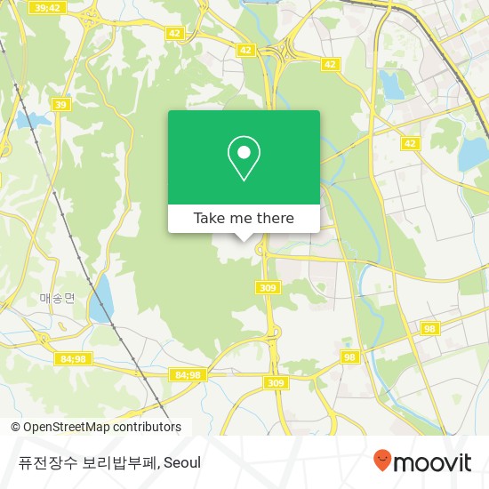 퓨전장수 보리밥부페 map