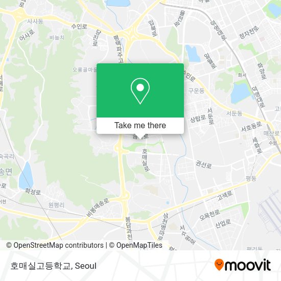 호매실고등학교 map