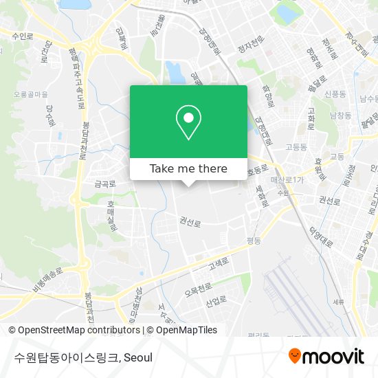 수원탑동아이스링크 map