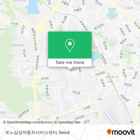 르노삼성자동차서비스센터 map