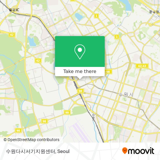 수원다시서기지원센터 map