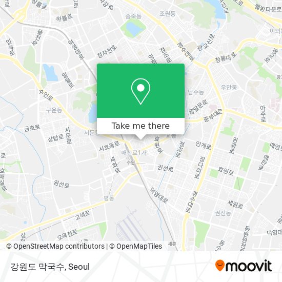 강원도 막국수 map