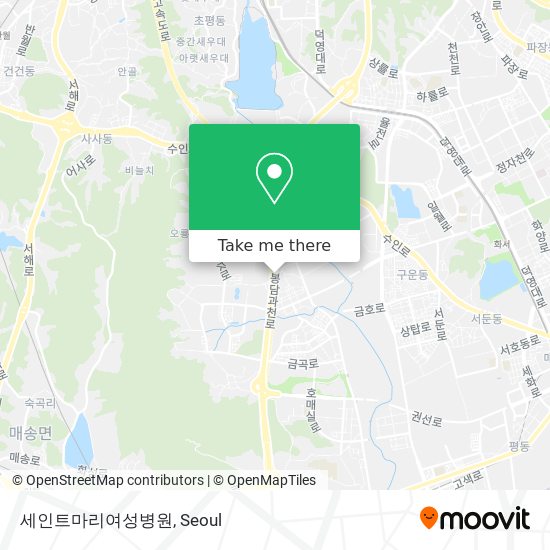 세인트마리여성병원 map