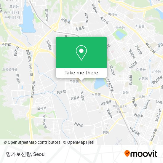 명가보신탕 map