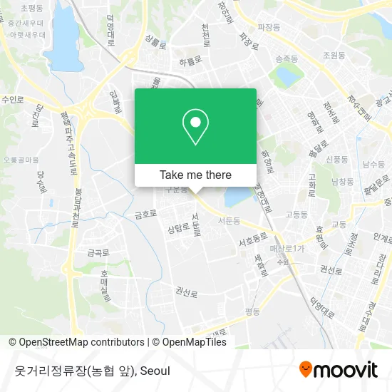 웃거리정류장(농협 앞) map