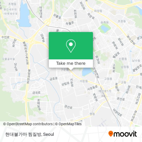 현대불가마 찜질방 map