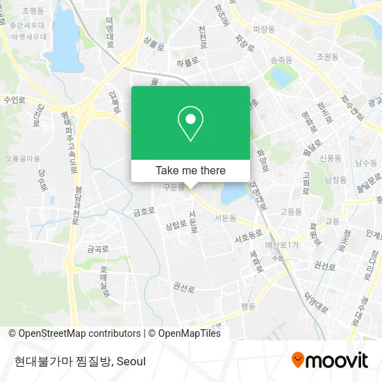 현대불가마 찜질방 map